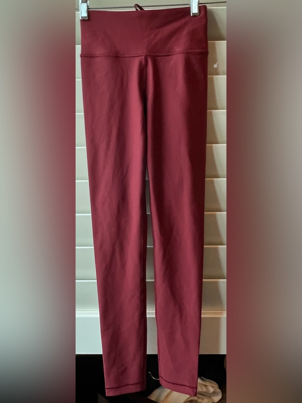 Athleta  XXS New High-Waist Maroon Leggings